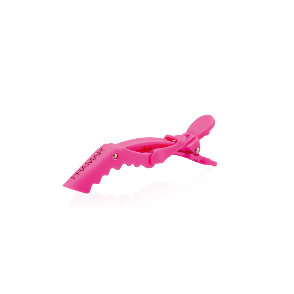 Framar Rubberized Jaw Clip Pink