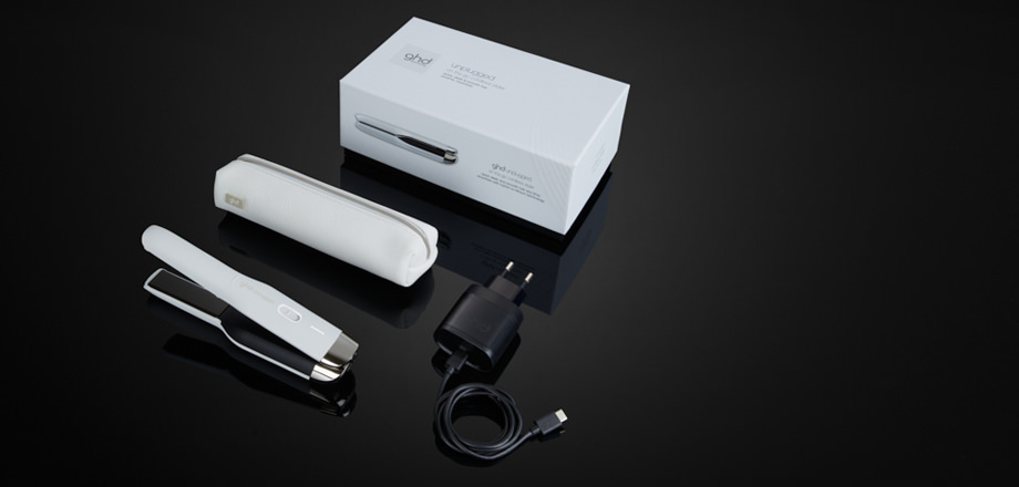 Ghd unplugged plattång i mattvit - 5