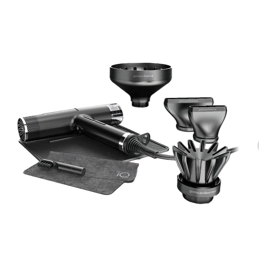GA.MA IQ2 Compact hair dryer Black - Hårfön - 4