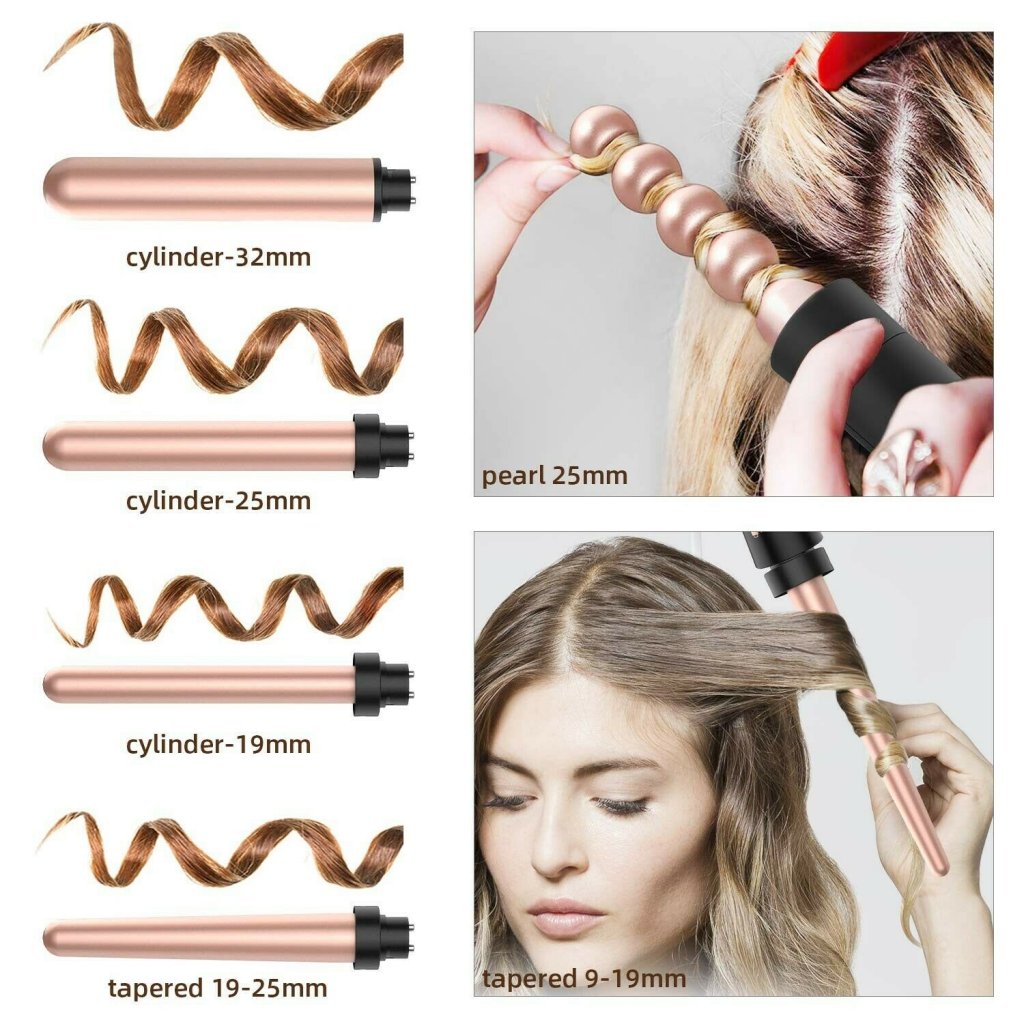 Bestope 6 in 1 Curling Iron Wand Set - 3