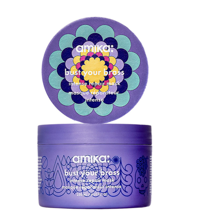 Amika Bust Your Brass Cool Blonde Intense Repair Mask 250 ml