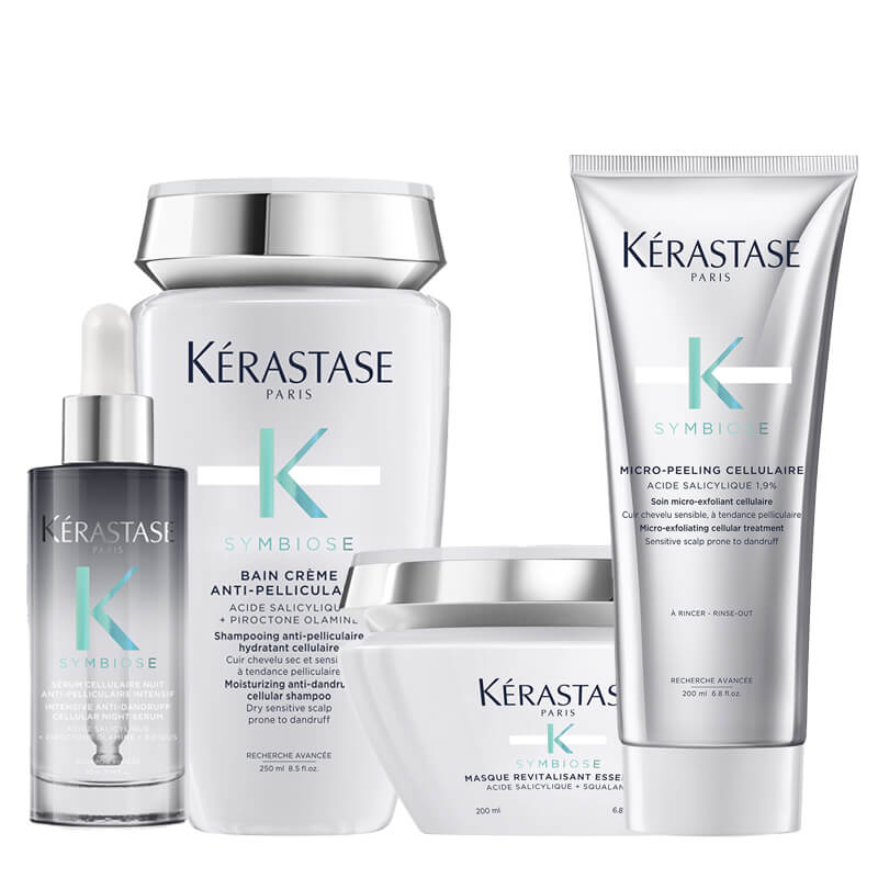 Kerastase Symbios 4 Veckors program Torrt Hår med Mjäll och Skadade hårlängder