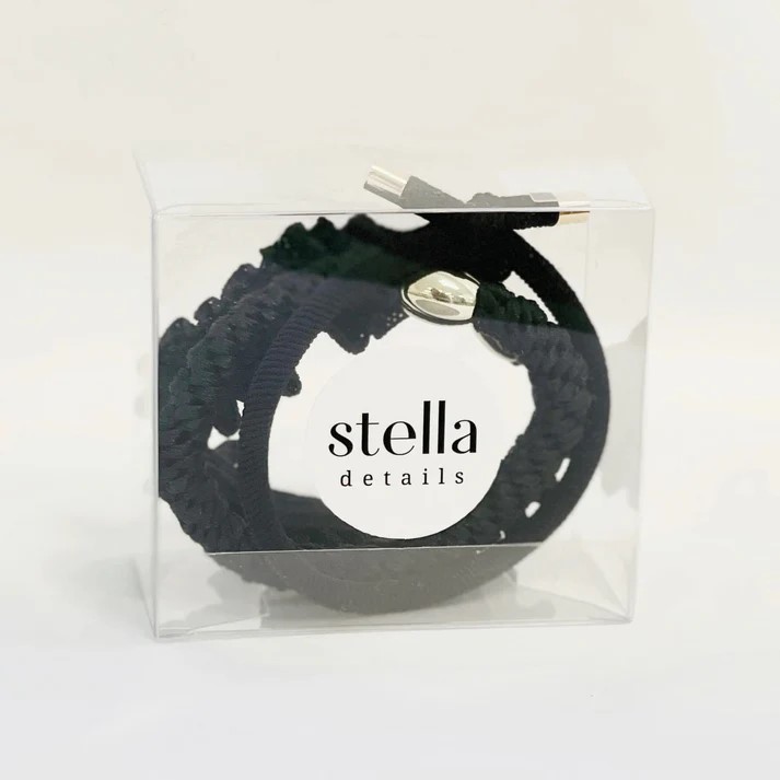 Stella Details 3 pack Svart Hårsnoddar i Presentförpackning - 2