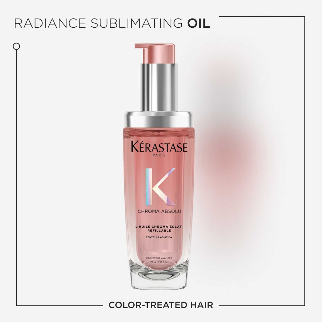Kerastase Chroma Absolu Chroma ’Eclat Refillible Hair Oil för färgat hår 75ml - 3
