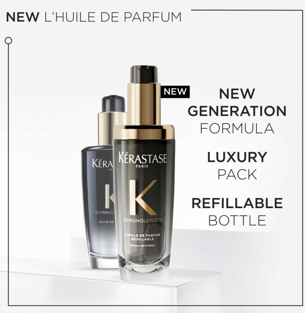 Kerastase Chronologiste Huile de Parfum Refillable - närande olja 100ml - 4