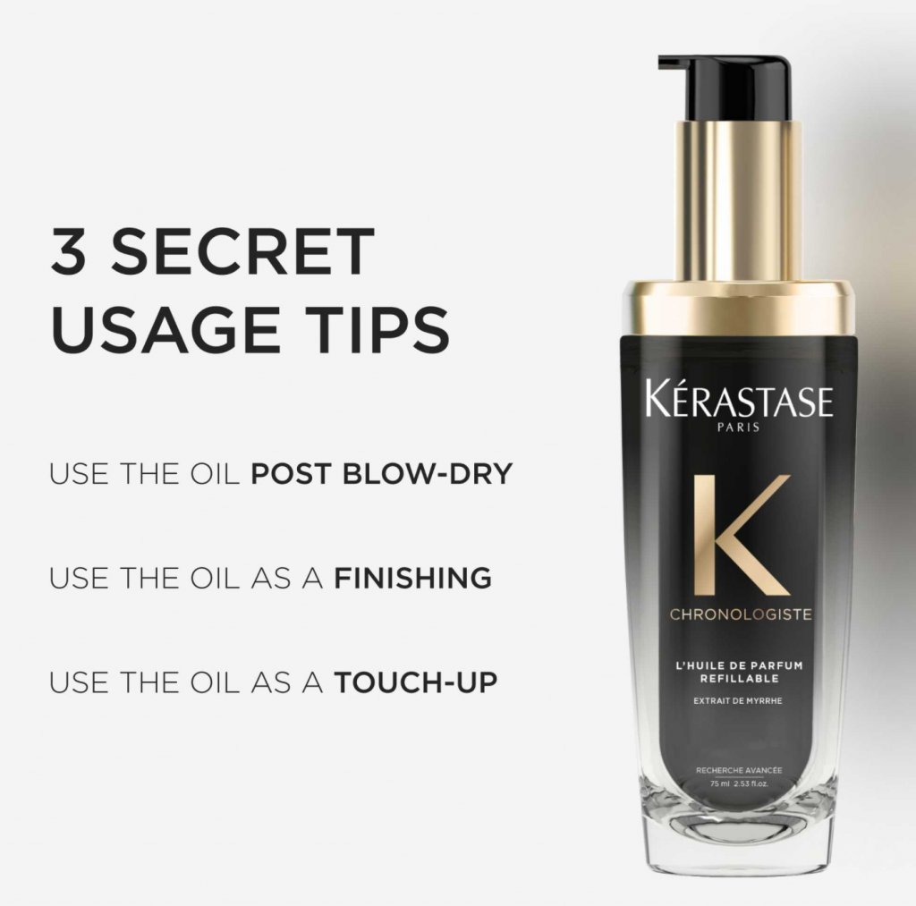 Kerastase Chronologiste Huile de Parfum Refillable - närande olja 100ml - 5
