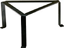 Stativ i järnsmide, triangel 45cm