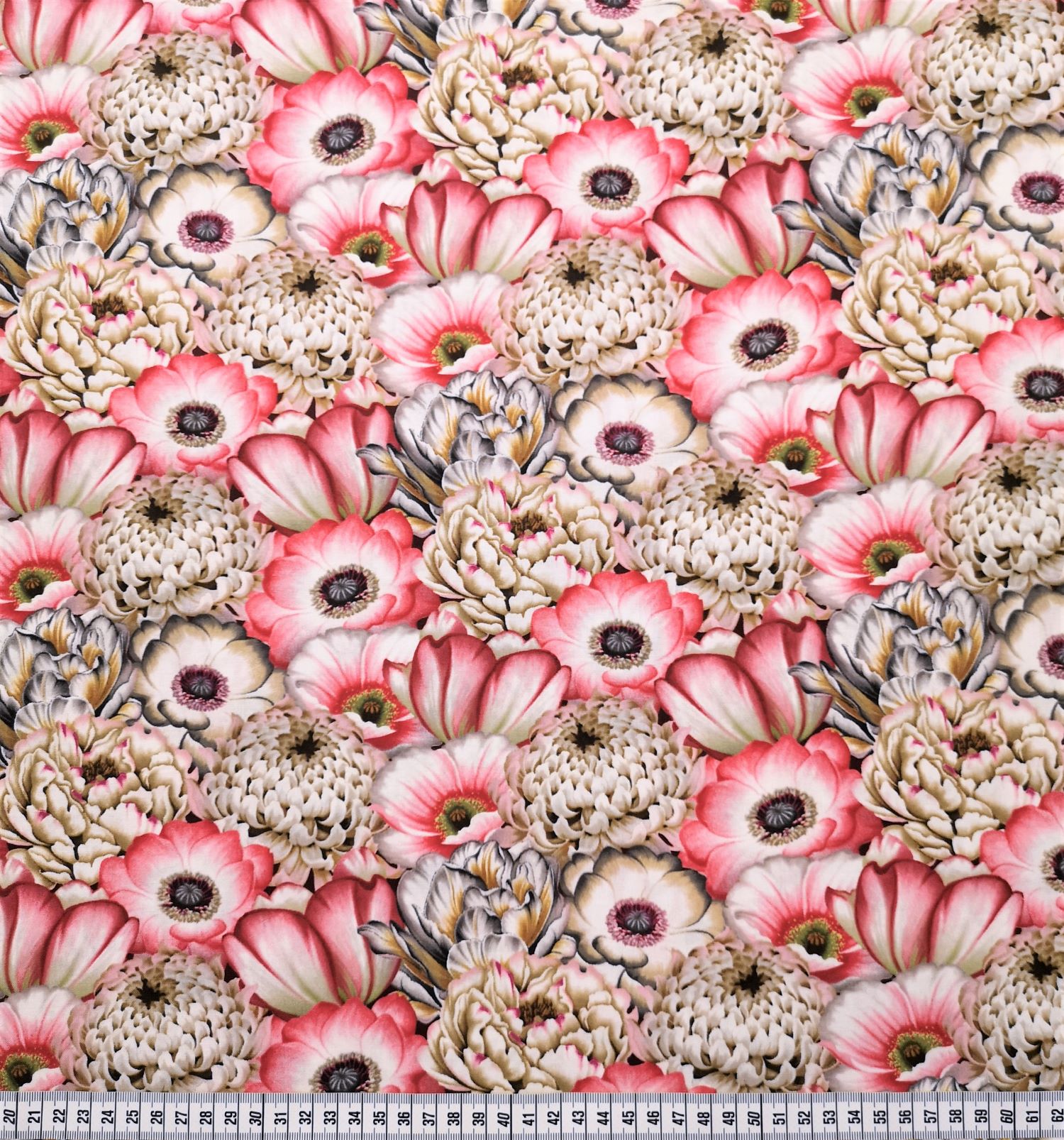 Large Packed Pink Florals - Tivoli Garden