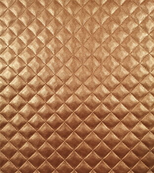 Vinyl, quiltad - Alma koppar