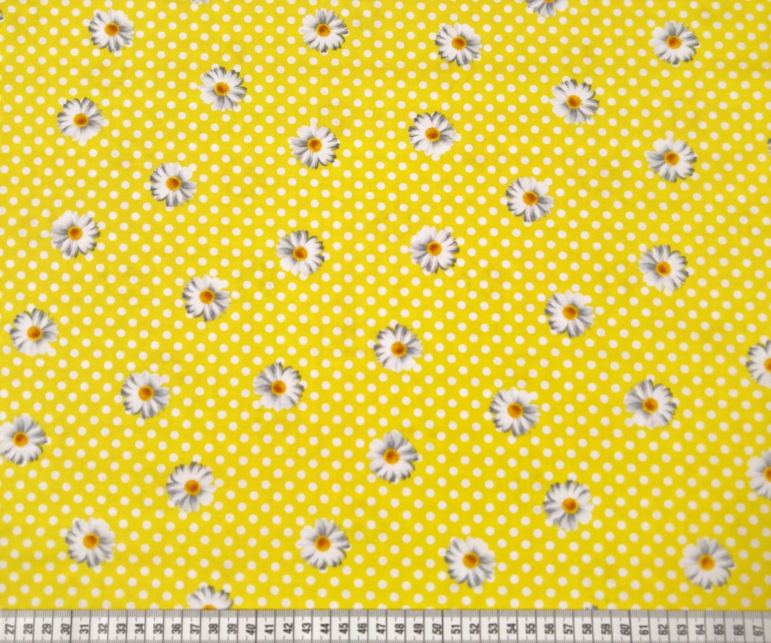 Oops A Daisy - vita blommor på gult