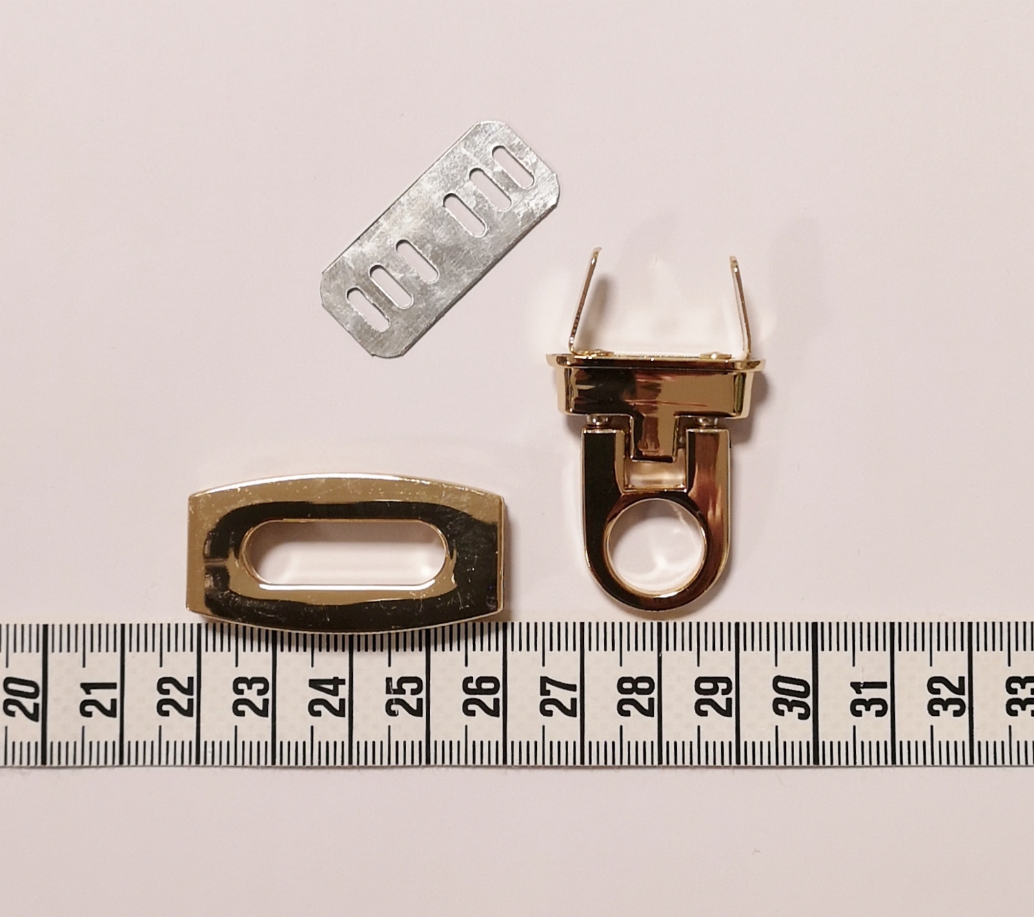 Viklås med hål - guld - 2