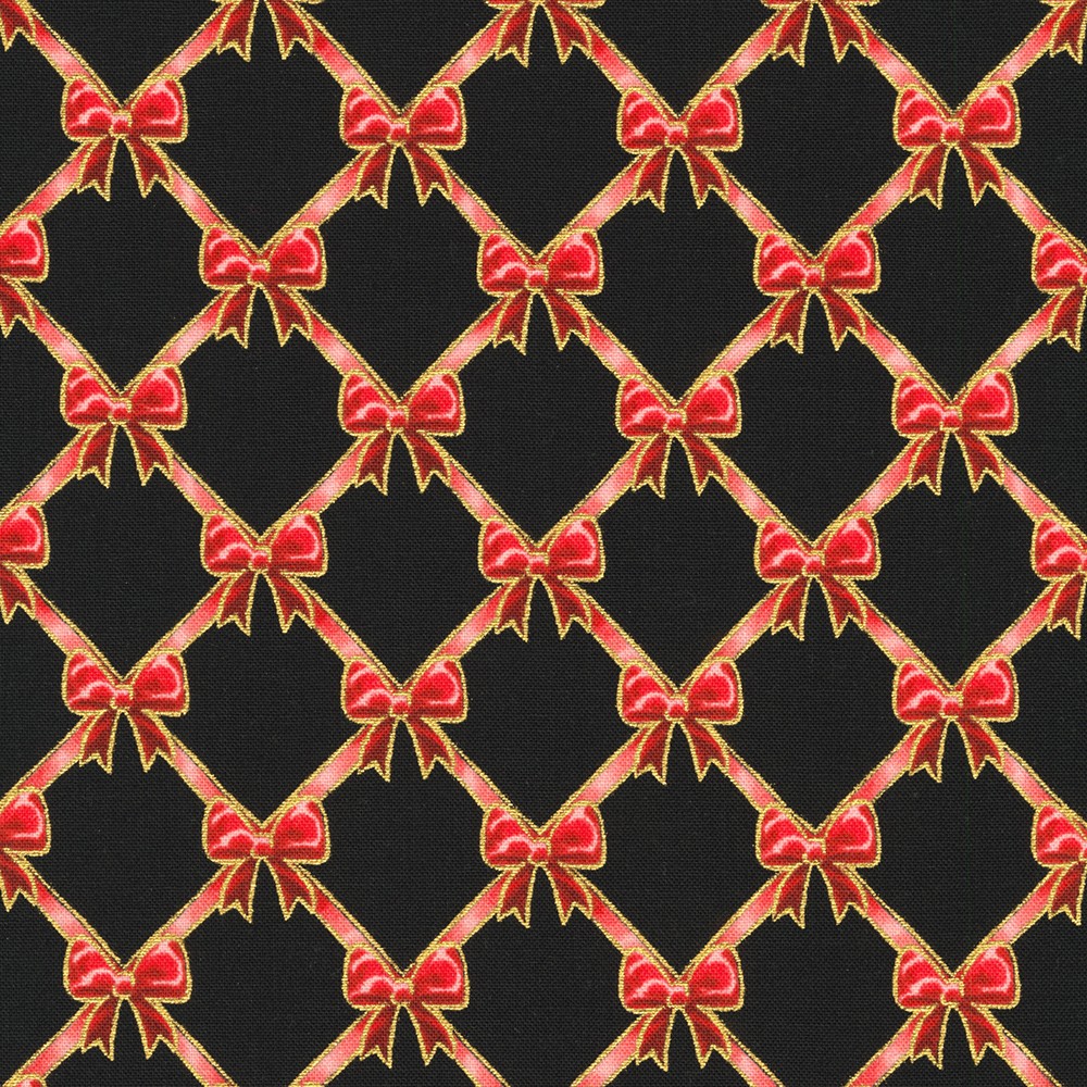 Holiday Flourish - Rosetter på svart