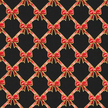 Holiday Flourish - Rosetter på svart