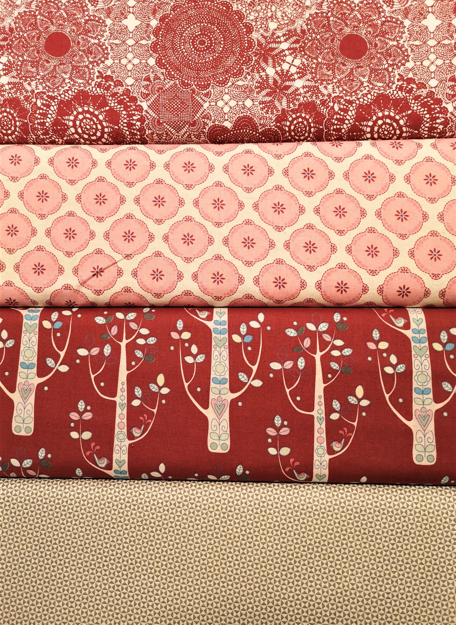 Cotton Forest - beige rutor - 2
