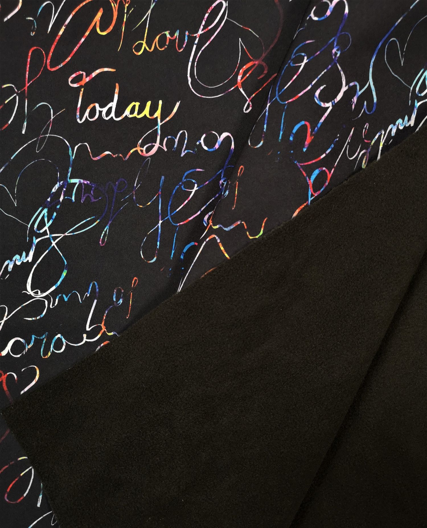 Softshell -  Words Black - 3