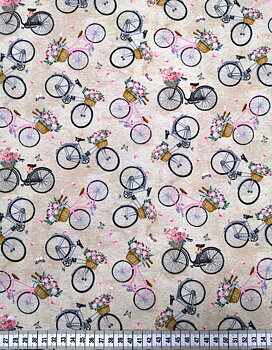French Floral Bike