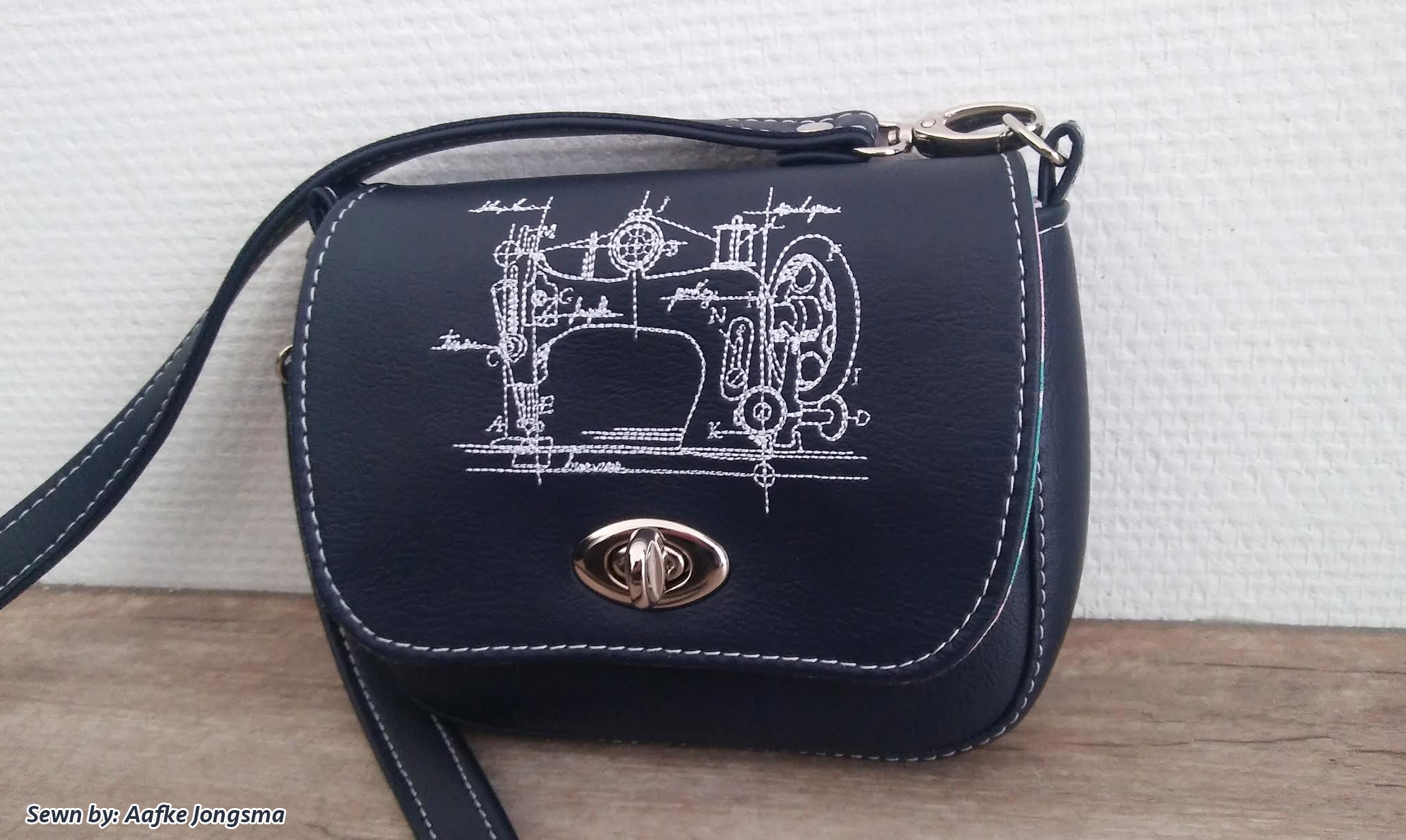 Milan Mini Bag - Pappersmönster - 4
