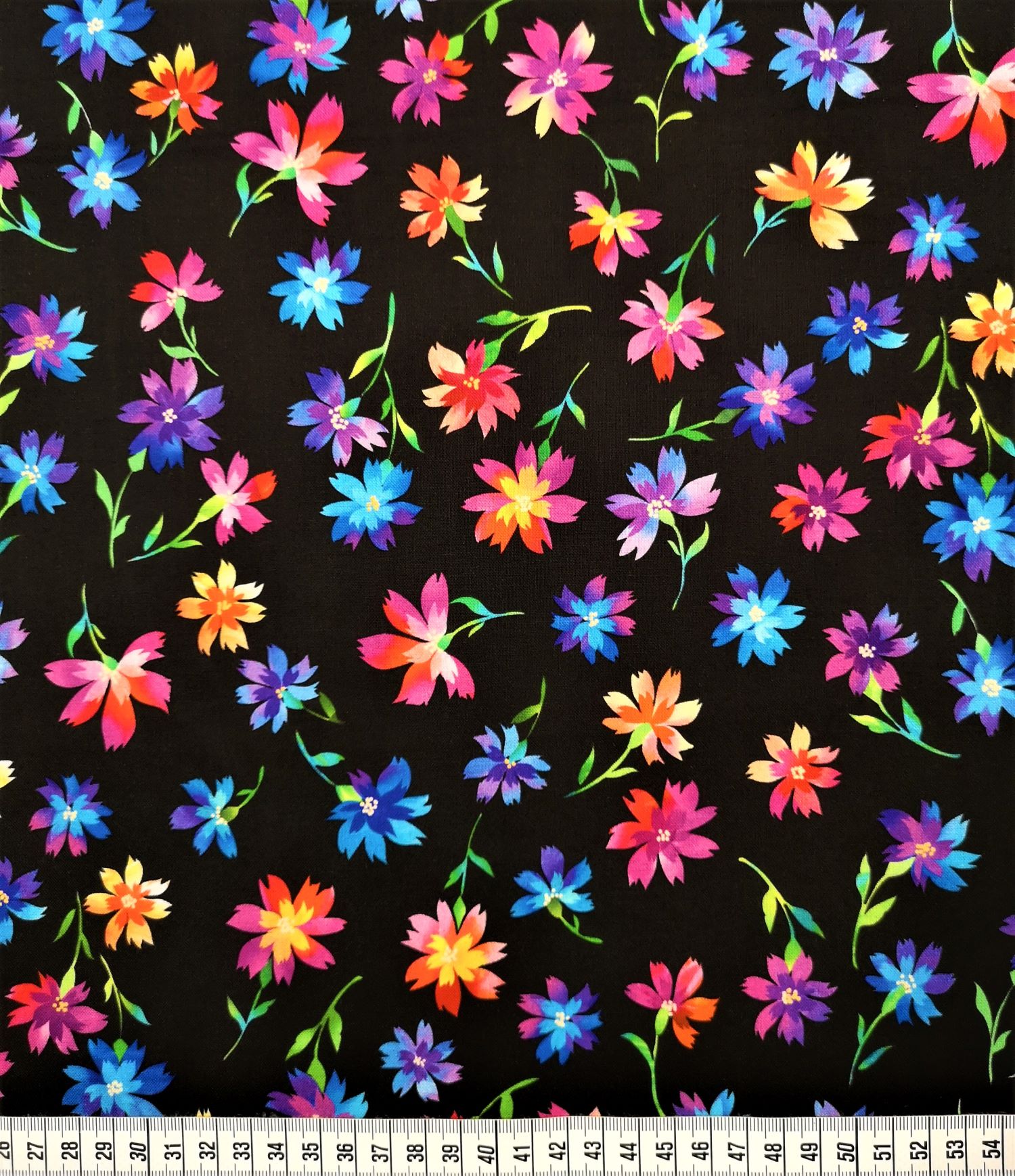 Luminous Blossoms Black