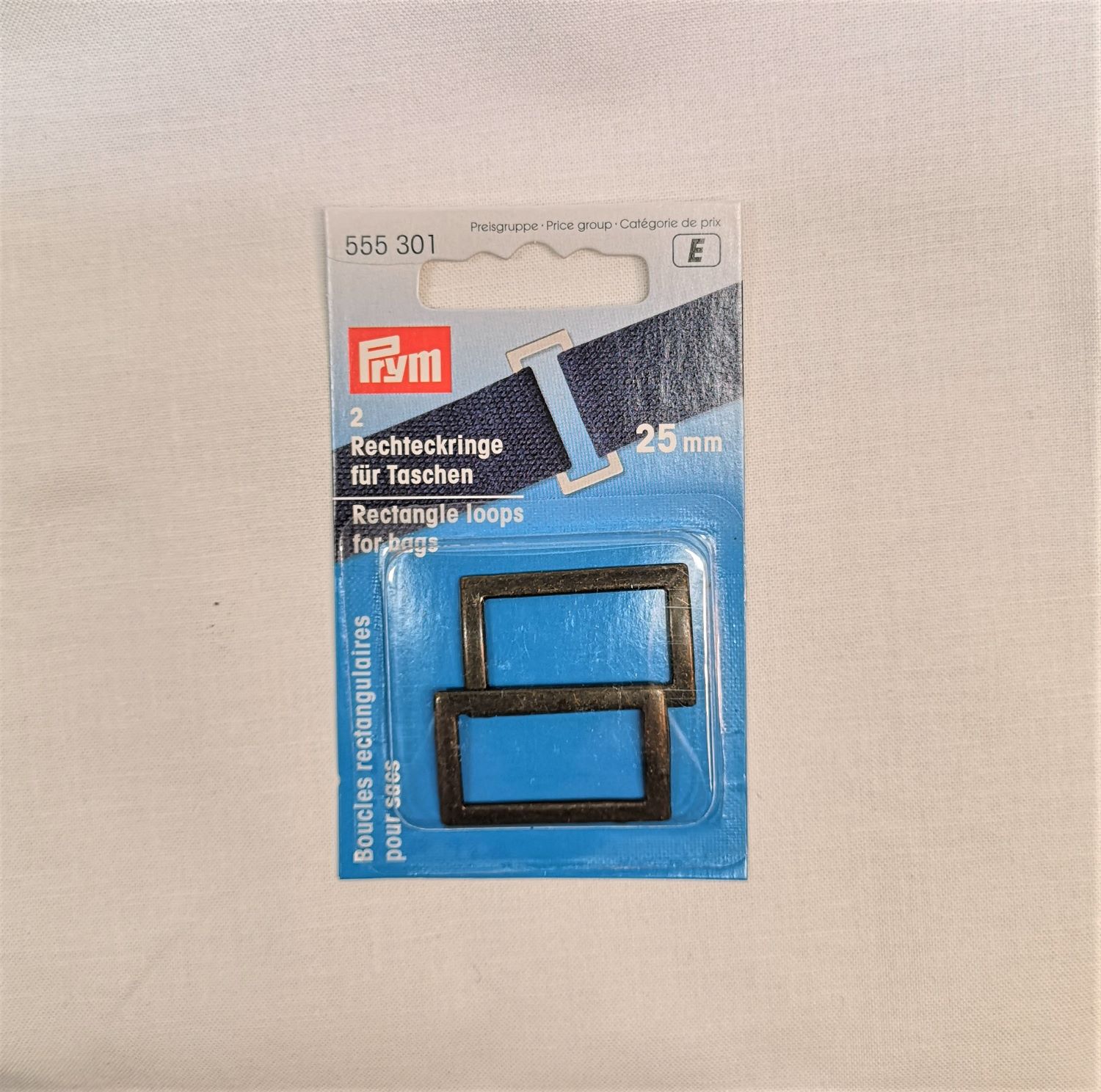 Spännen - 2 pack,  25 mm, Prym - Brass