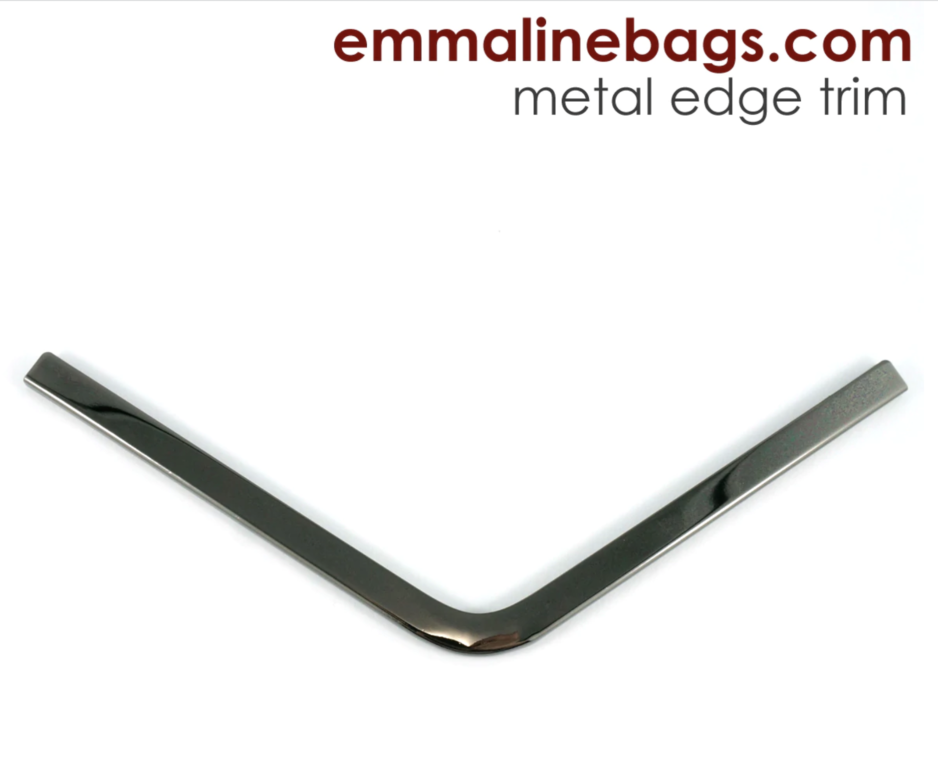 Metal Edge Trim: Style A - Gunmetal - Emmaline