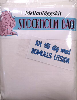 Stockholm Bag - mellanläggskit när du syr utsidan i bomullstyg