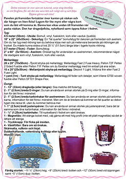 Calgary  Crossbody  Bag - Pappersmönster