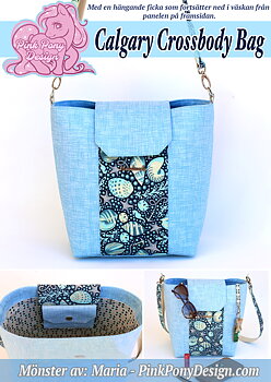 Calgary  Crossbody  Bag - Pappersmönster