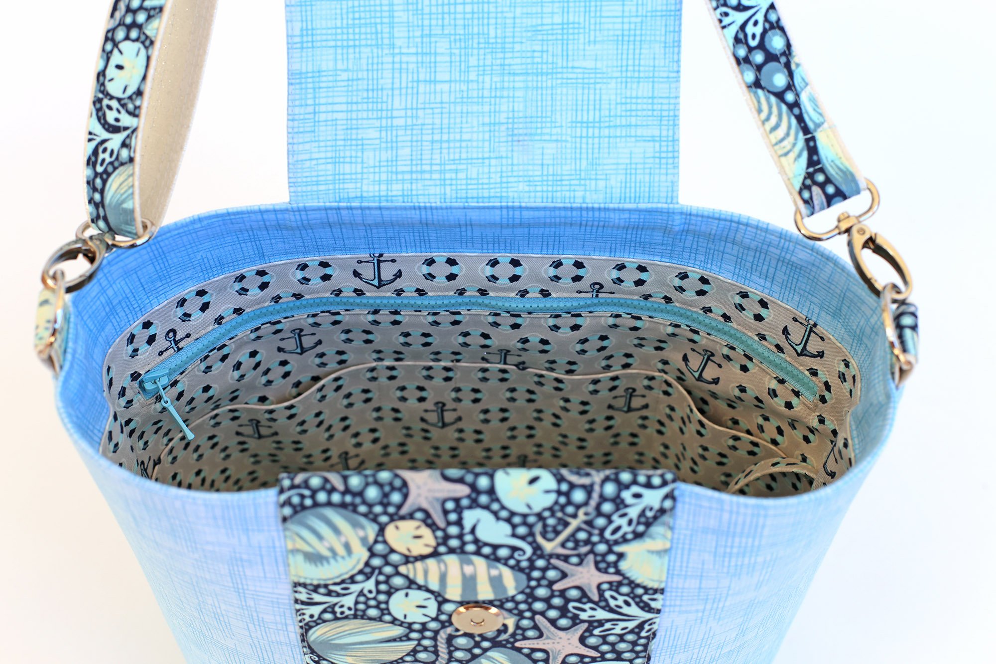 Calgary  Crossbody  Bag - Pappersmönster - 6
