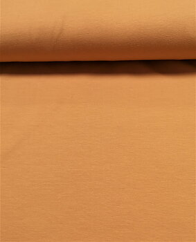 Bomullsjersey singleknit - Ockra