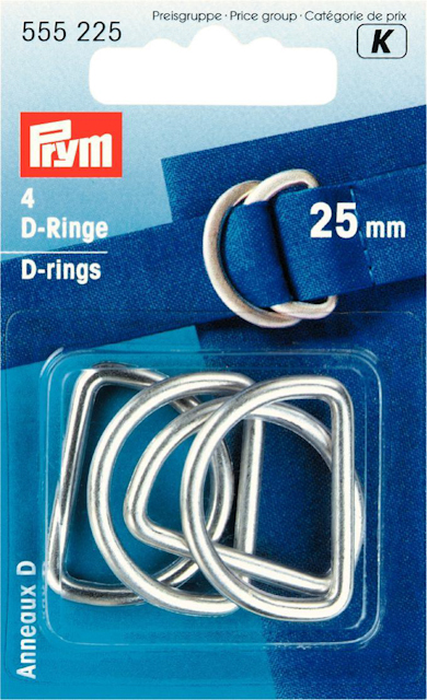D-ringar - 4 pack - Nickel - Prym