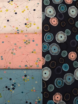 Day in Paris -  Watercolor Dots  Bubble Gum