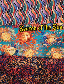 Season of the Sun - Allover Turquoise Multi