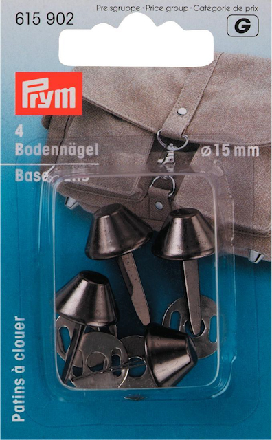 Väskfötter - antik silver  4-pack Prym