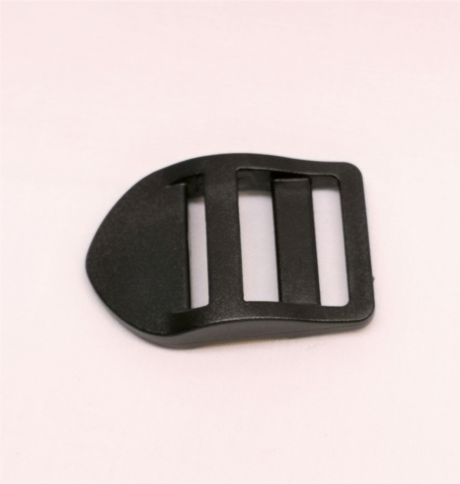 Justerspänne  plast, 25 mm  - svart