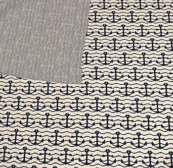 Ankare på ecru - sweatshirt