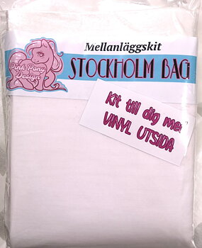 Stockholm Bag - mellanläggskit när du syr utsidan i vinyl