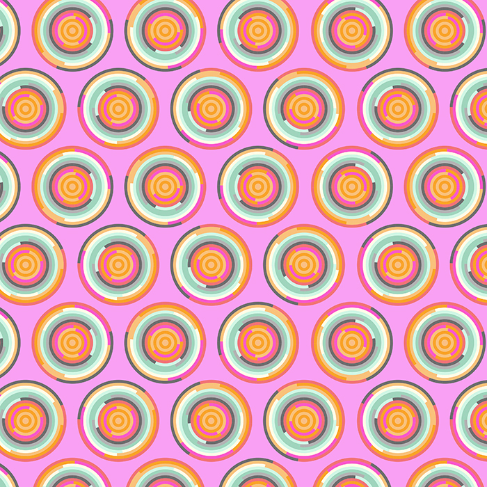Tula Pink Chipper - The Hypnotizer Sorbet