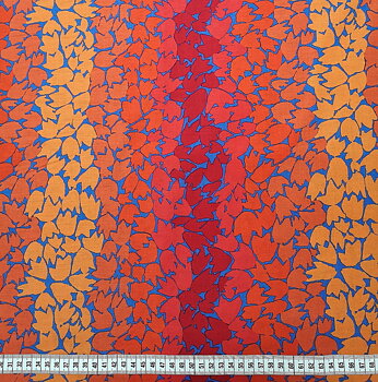 Ombre Leaves - orange