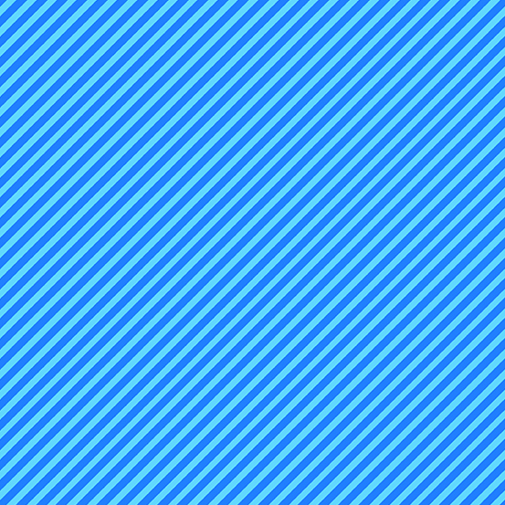Candy Stripe - Electric Blue