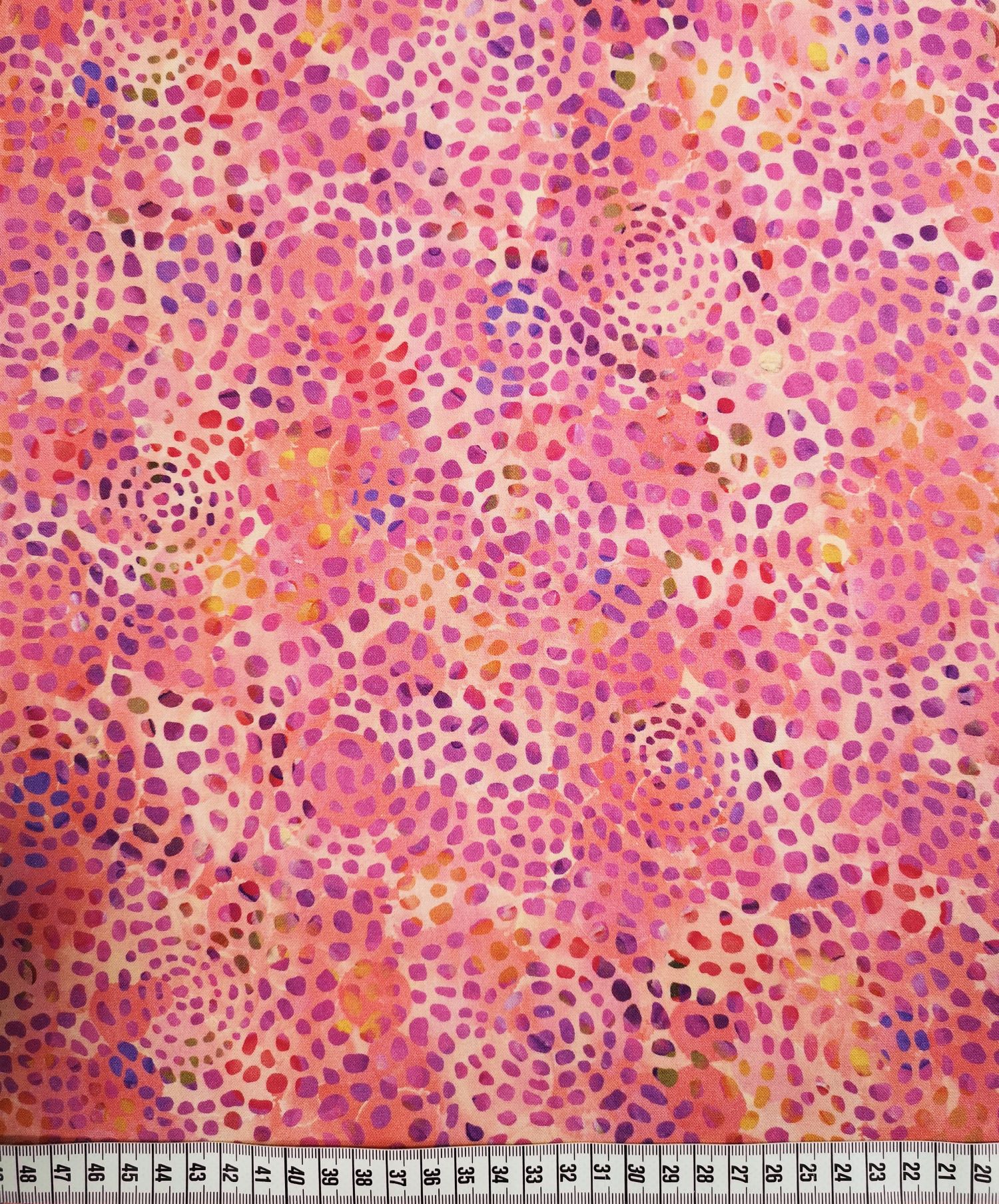 Dragonfly Dreams - Peach Multi Circular Texture