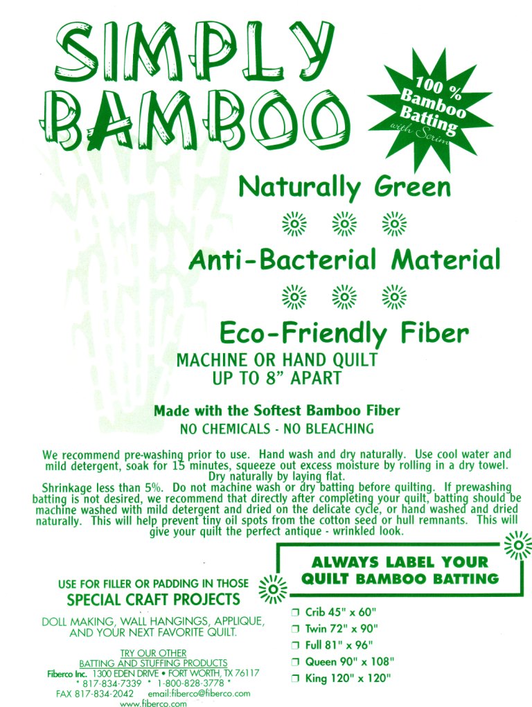 Simply Bamboo Vadd
