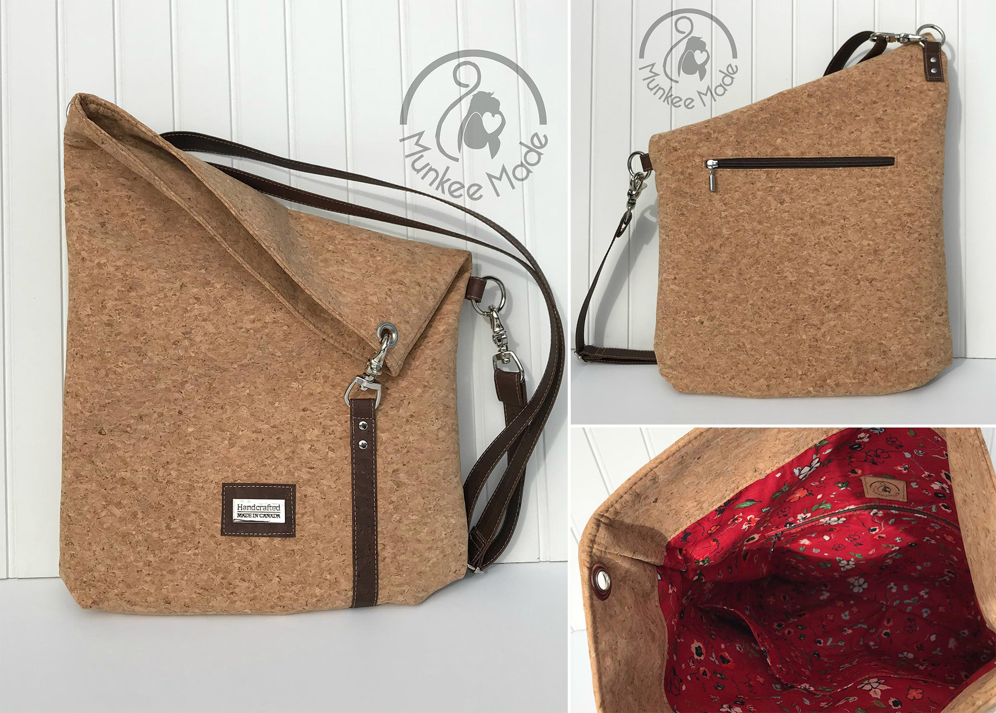 Fresno Foldover Bag - Pappersmönster - 4