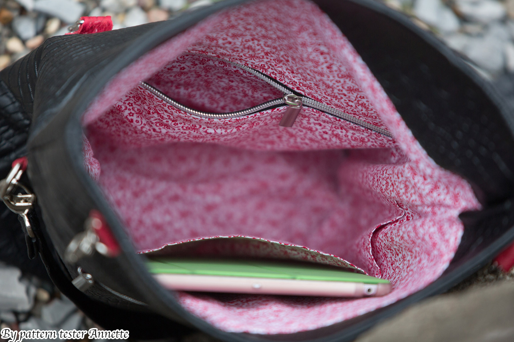 Fresno Foldover Bag - Pappersmönster - 6