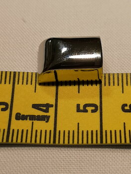 Dragkedjeände i metall - Silver 1-pack
