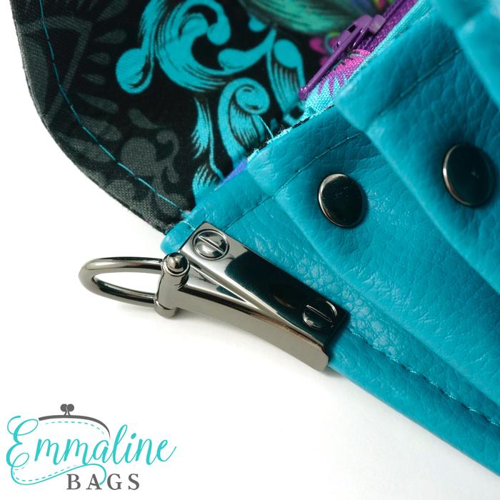 STRAP CLIP WITH D-RING (2 PACK) -  NICKEL - Emmaline - 3