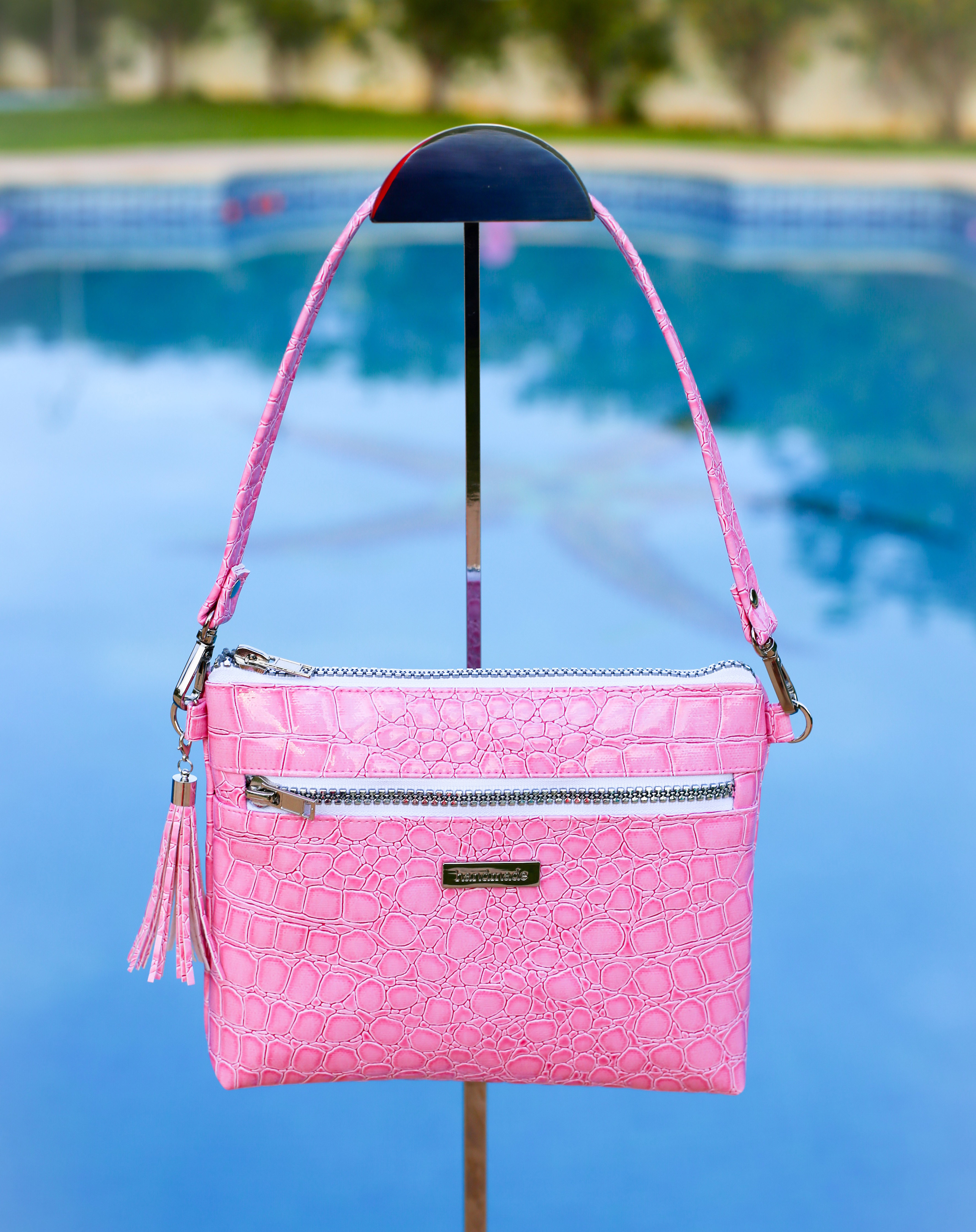 Denver Double Zip Bag - Pappersmönster - 5