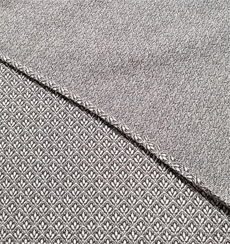 Bomullsjacquard - Grey Ridge