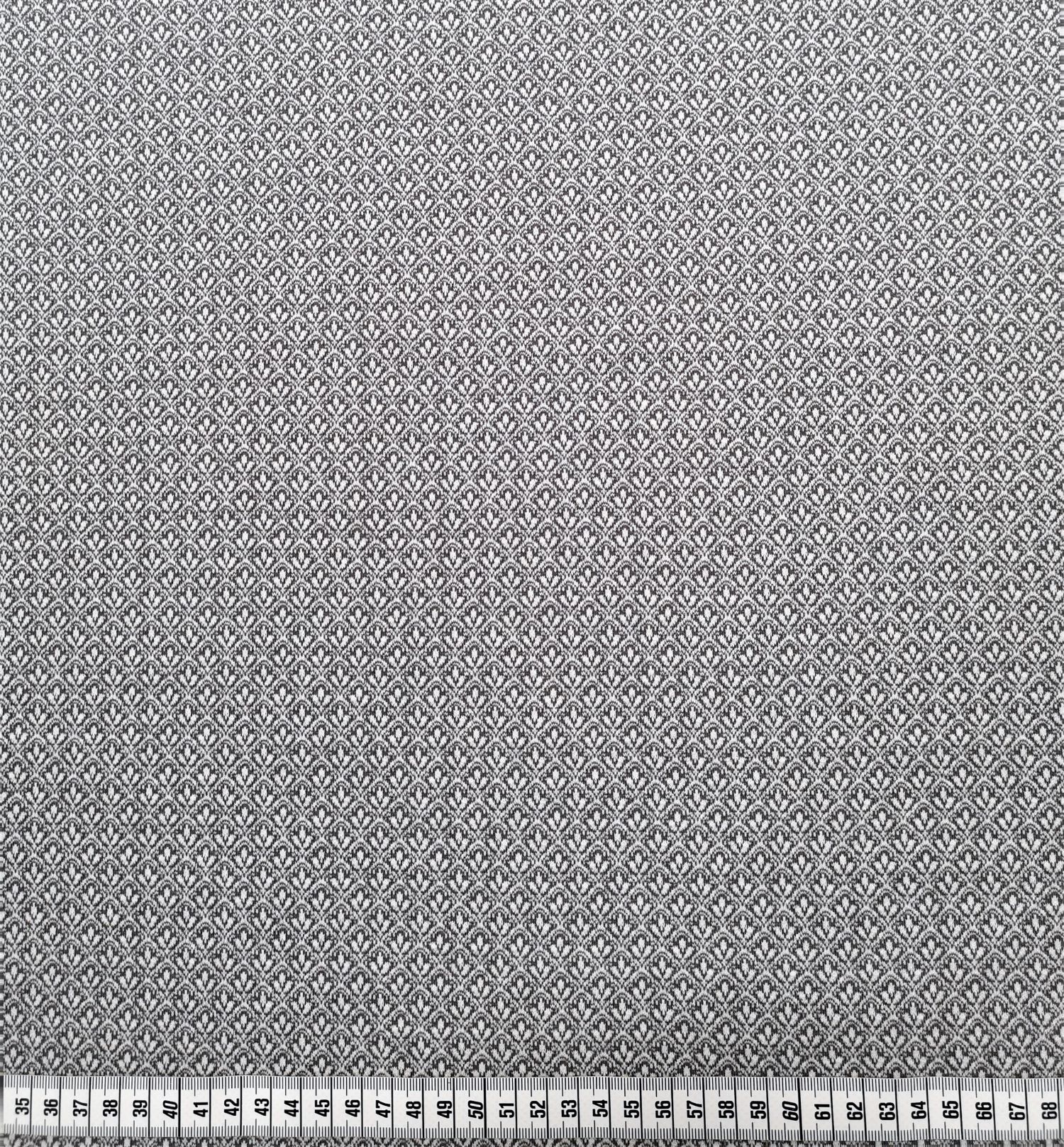 Bomullsjacquard - Grey Ridge