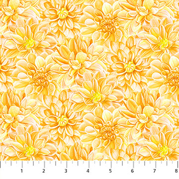 Morning Blossom - Dahlia Toss - Yellow