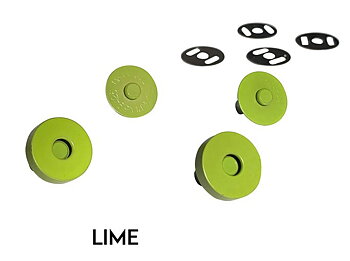 Magnetic Snaps - Magnetlås 2 pack - Limegrön